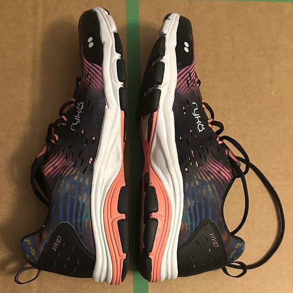 Ryka Vivid RZX Black and Multicolor Sneakers. Running Shoes 7.5 Womens - Picture 5 of 6